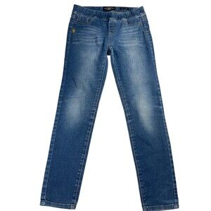 Lucky Brand Jeans Women's Large Blue Denim Cotton Stretch Low-Rise Skinny Leg